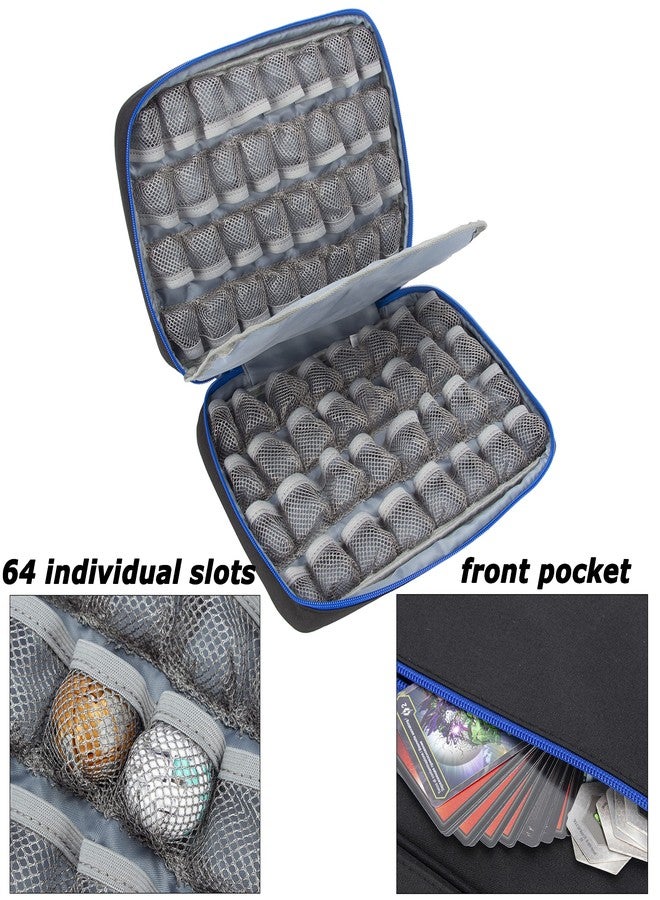 KISLANE Carrying Case Compatible with 64 Bakugan Figures, Case Compatible with Bakugan Accessories, Bag Only (Black) - Image 3